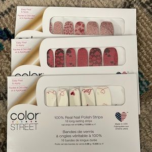 Color Street Valentines bundle